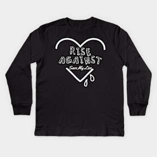 rise against save my soul Kids Long Sleeve T-Shirt